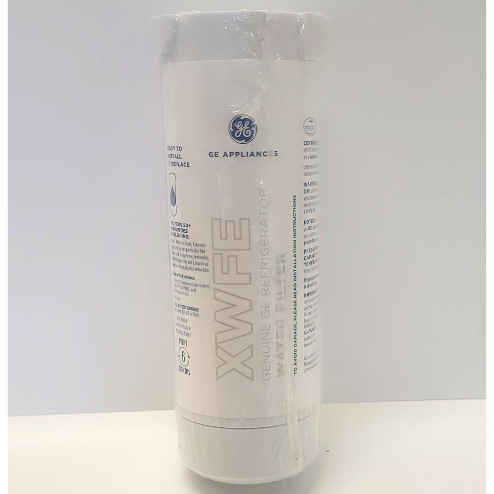 GE Appliances XWFE Genuine Refrigerator Water Filter 170 Gal Reduces Taste/Odor